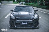 CMST Tuning Stage 2 Front Bumper & Front Lip for Nissan GTR GT-R R35 2008-2016 Facelift Conversion Kit